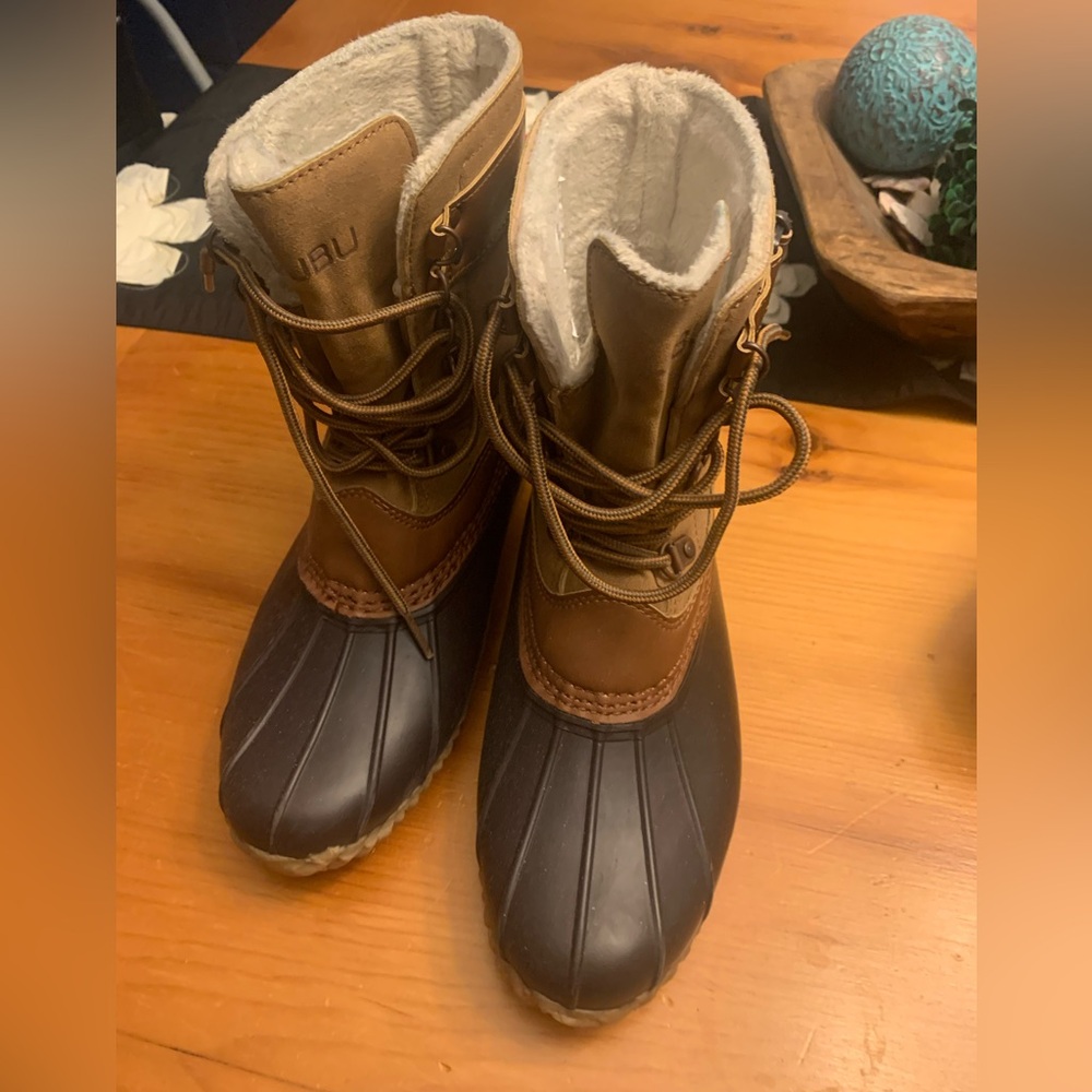 JBU by Jambu Whiskey Brown Lined Rain Boots